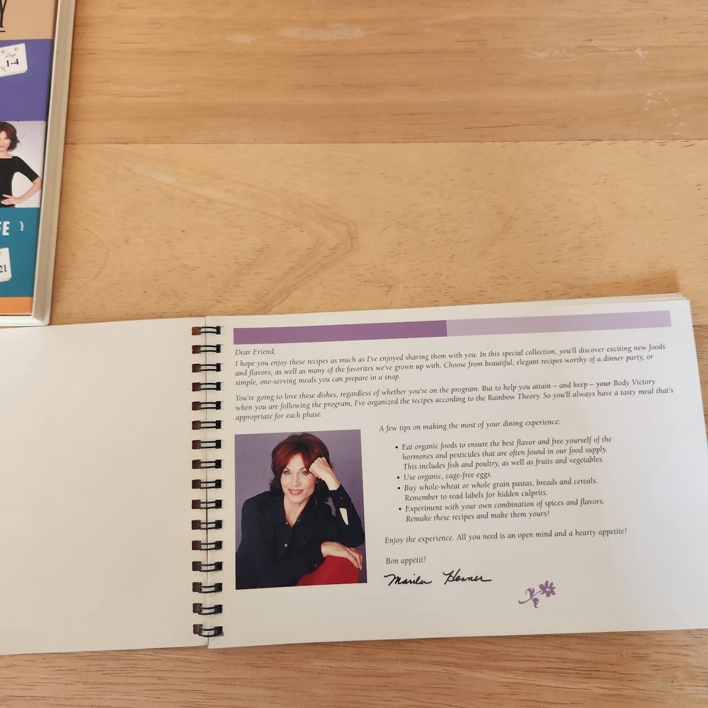 Marilu Henners 2003 Body Victory 3 Cd Set And Cookbook - Picture 7 of 7